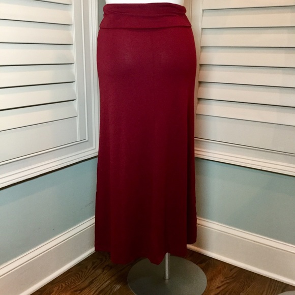 Red Wine Maxi Skirt, 16/18 - Picture 3 of 6